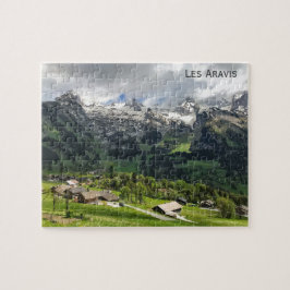 Les Aravis, Französische Alpen Puzzle