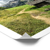 Les Aravis, Haute-Savoie - Poster der französische (Ecke)