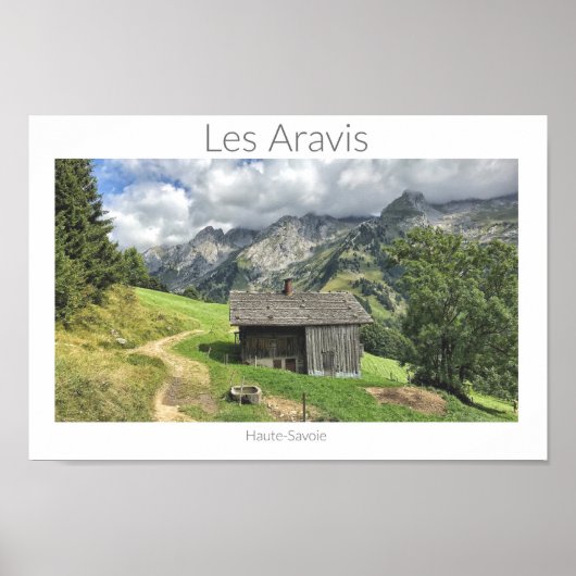 Les Aravis - Haute-Savoie, Poster der französische (Vorne)
