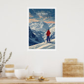 Les Arcs Reiseplakat - Frankreich 1 Poster (Küche)