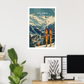 Les Arcs Ski Poster Frankreich 1 (Heimbüro)