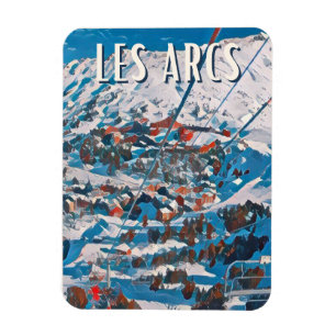 Les Arcs Skistation Magnet