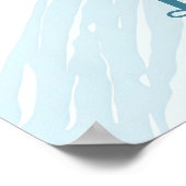 Les Arcs Snowboarden Reiseplakat Poster (Ecke)