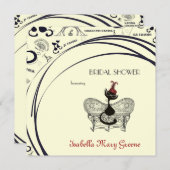 Les Aristochats Noirs - französische Leidenschaft Einladung (Vorne/Hinten)