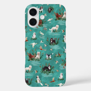 LES BARBETS Aqua iPhone 16 Hülle
