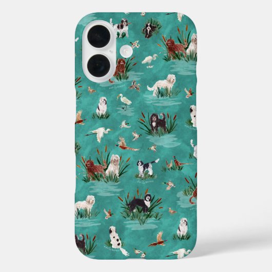 LES BARBETS Aqua Case-Mate iPhone Hülle (Rückseite)