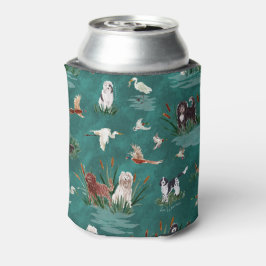 LES BARBETS Deep Teal Can Cooler Dosenkühler