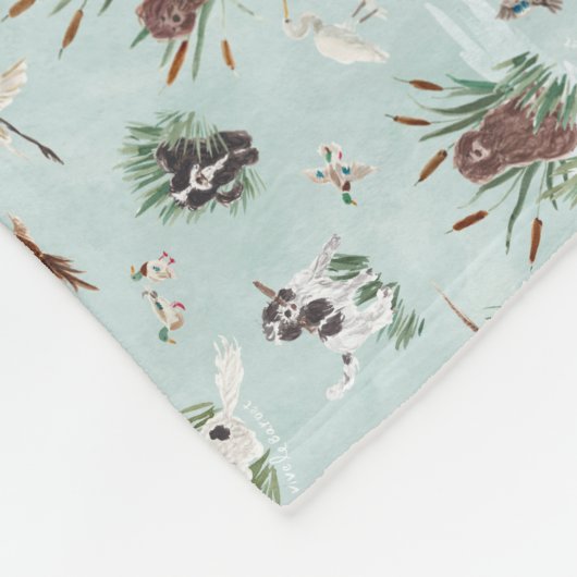 LES BARBETS FLEECEDECKE (Ecke)