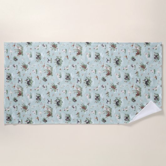 LES BARBETS STRANDTUCH (Vorderseite)