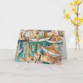 Les Bateaux | Raoul Dufy Karte (Gelbe Blume)