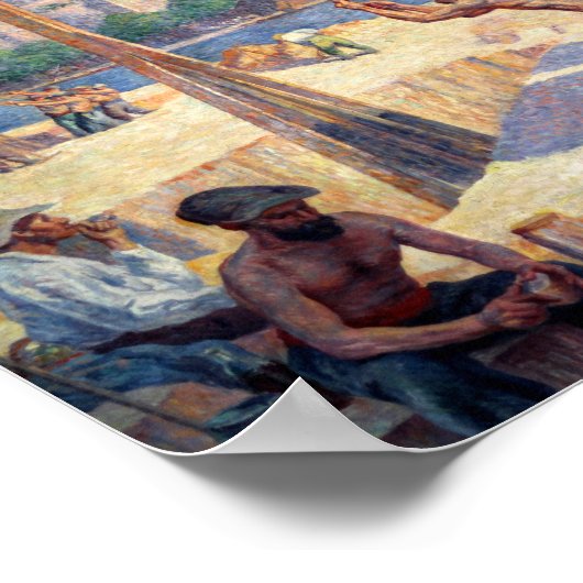 Les batteurs de pieux poster (Ecke)