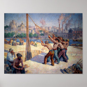 Les batteurs de pieux poster