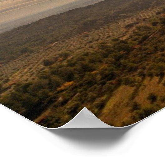 Les Baux-de-Provence, Frankreich Poster (Ecke)