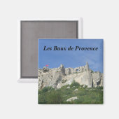 Les Baux de Provence Magnet (Vorderseite/Rückseite)
