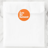 LES BE EONEST RUNDER AUFKLEBER (Tasche)