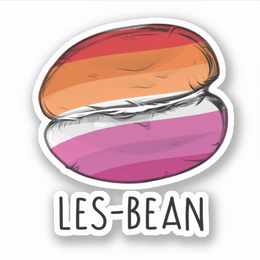 Les-Bean Aufkleber (Vorderseite)