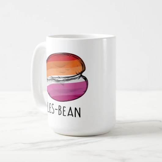 Les-Bean Kaffeetasse (Vorderseite Links)