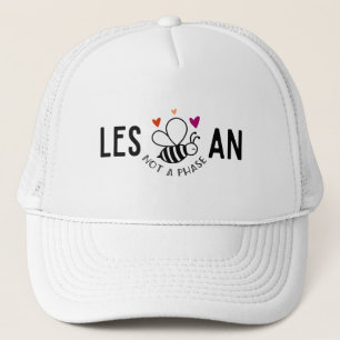LES-Bee-AN Pride - keine Phase-Lesben-Flagge & -Bi Truckerkappe