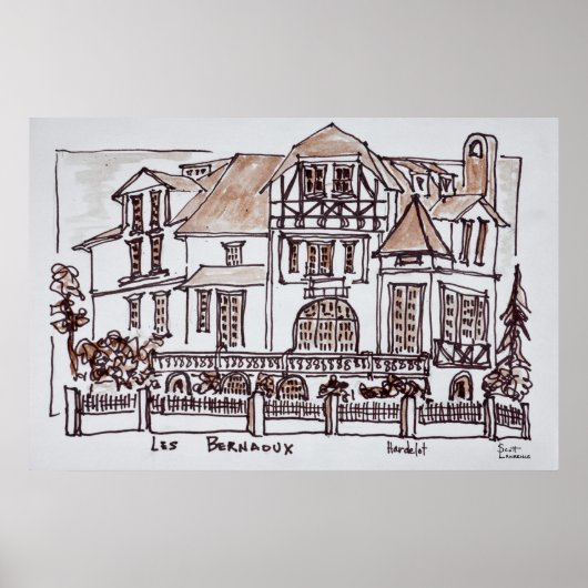 Les Bernaoux | Neufchatel Hardelot, Frankreich Poster (Vorne)