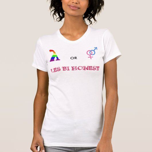 LES BI EHRLICH T-Shirt (Vorderseite)