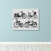 Les Bicyclettes Leinwanddruck (Insitu (Holzboden))