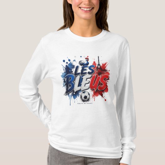 LES BLEUS Fußballkultur T-Shirt (Vorderseite)