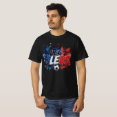LES BLEUS Fußballkultur T-Shirt (Vorne ganz)