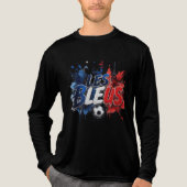 LES BLEUS Fußballkultur Tri-Blend Shirt (Vorderseite)