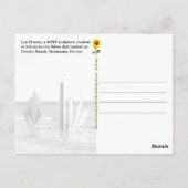 Les Braves Memorial, Normandie, Frankreich - Postc Postkarte (Rückseite)