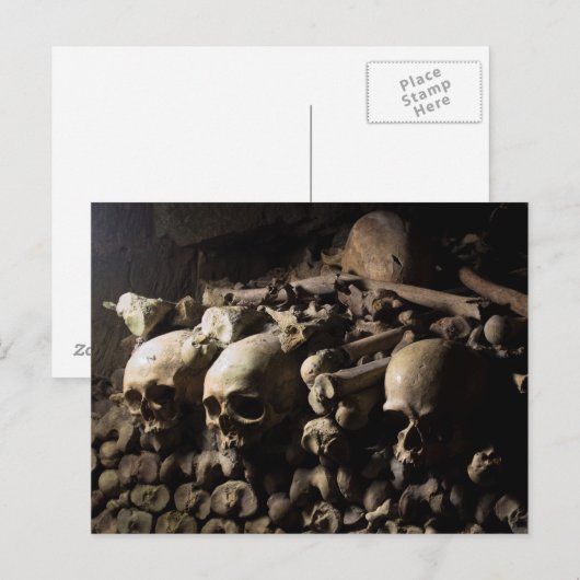 Les Catacombes Postkarte (Vorne/Hinten)