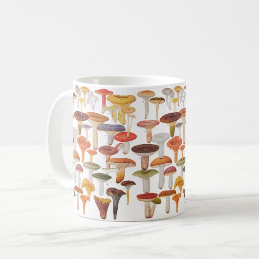 Les Champignon-Pilze Kaffeetasse (Vorderseite Links)