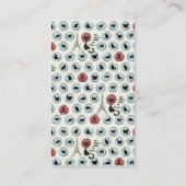 Les Chate Noirs De Paris Visitenkarte (Rückseite)