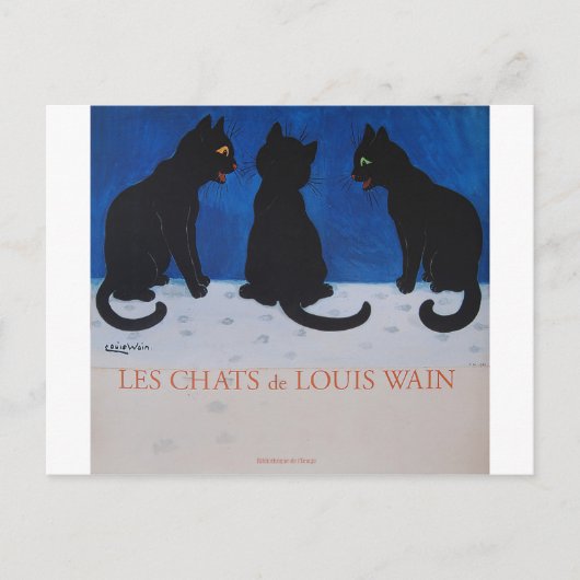 Les Chats de Louis Wain Postkarte (Vorderseite)