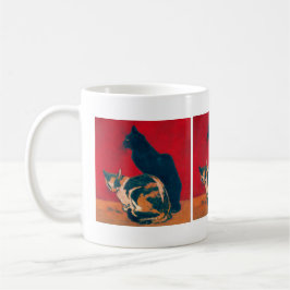 Les Chats von Theophile Steinlen Kaffeetasse