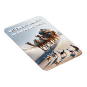 "Les chiens aboient, la caravane passe" Magnet (Rechte Seite)