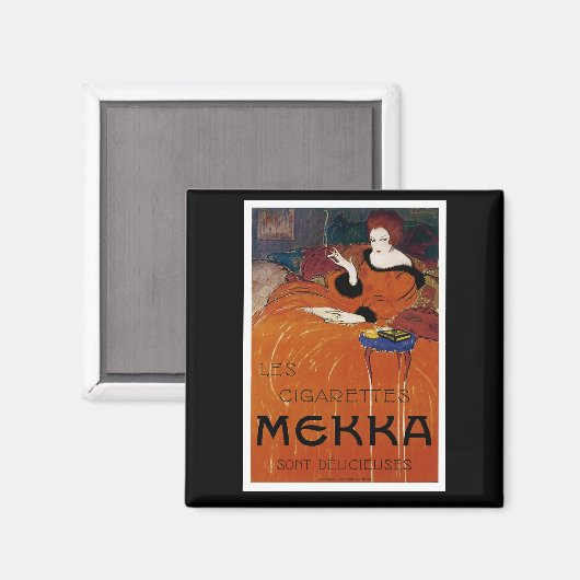 Les Cigarettes Mekka Magnet (Vorderseite/Rückseite)