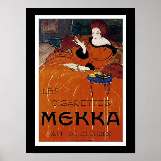 Les Cigarettes Mekka Poster (Vorne)