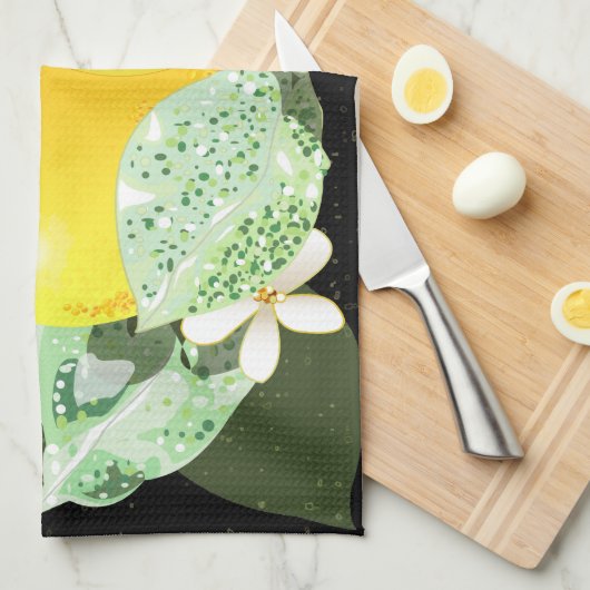 Les Citrons Handtuch (Viertel Falte)