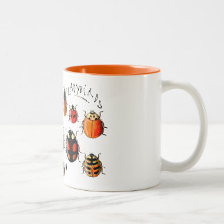 Les Coccinelles - Marienkäfer Zweifarbige Tasse