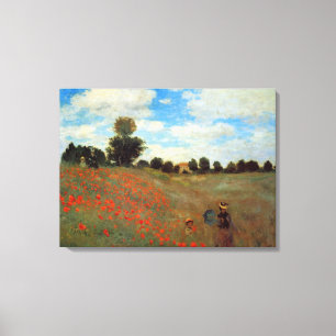 Les Coquelicots von Claude Monet Leinwanddruck