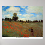 Les Coquelicots von Claude Monet Poster<br><div class="desc">Dieses Gemälde mit dem Titel Les Coquelicots von Claude Monet wurde von Claude Monet, dem berühmten Künstler, hergestellt. Über Claude Monet Monet war der Gründer des französischen impressionistischen Malstils. Les Coquelicots von Claude Monet war der konsequenteste und produktivste Praktizierende der Philosophie der Bewegung, seine Wahrnehmungen vor der Natur zu äußern,...</div>