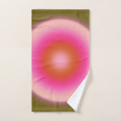 Les Couleurs 05 Gradient Olive and Pink Aura Badhandtuch Set (Handtuch)