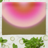Les Couleurs 05 Gradient Olive and Pink Aura Geschirrtuch (Gefaltet)