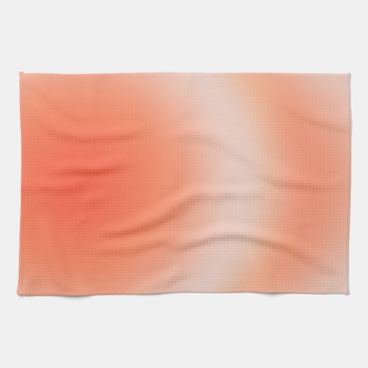 Les Couleurs 09 Orange Gradient Aura Geschirrtuch (Horizontal)