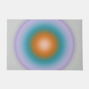 Les Couleurs 10 Bright farbenfrohe strahlende Aura Fußmatte
