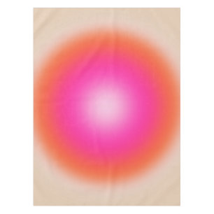 Les Couleurs 12 orange und rosa glänzen Tischdecke