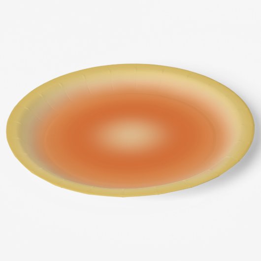 Les Couleurs 13 Sonnenscheinstrahlung Pappteller (Schrägansicht)