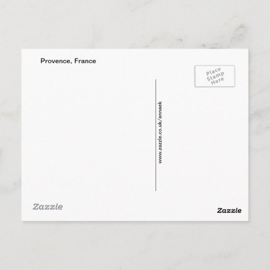 Les Couleurs de la Provence 2: Le Marché Postkarte (Rückseite)