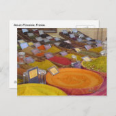 Les Couleurs de la Provence 3: Le Marché d'Aix Postkarte (Vorne/Hinten)