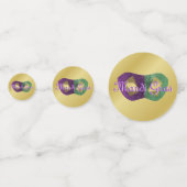 Les Couleurs de Mardi Gras Konfetti (Rückseiten)